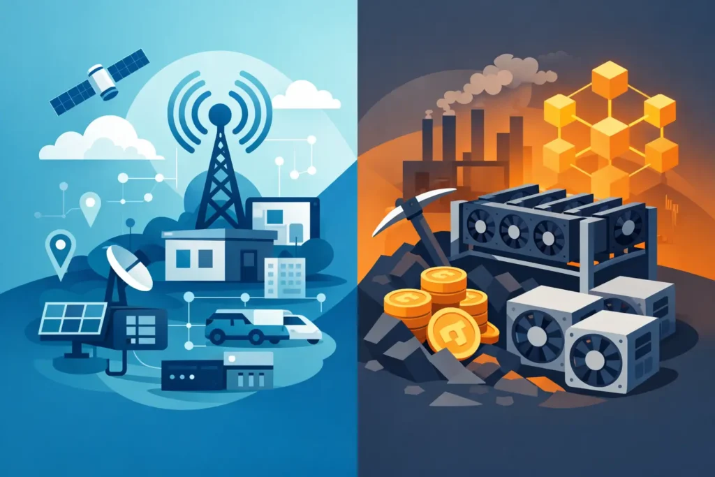 DePIN vs Crypto Mining for Infrastructure Owners